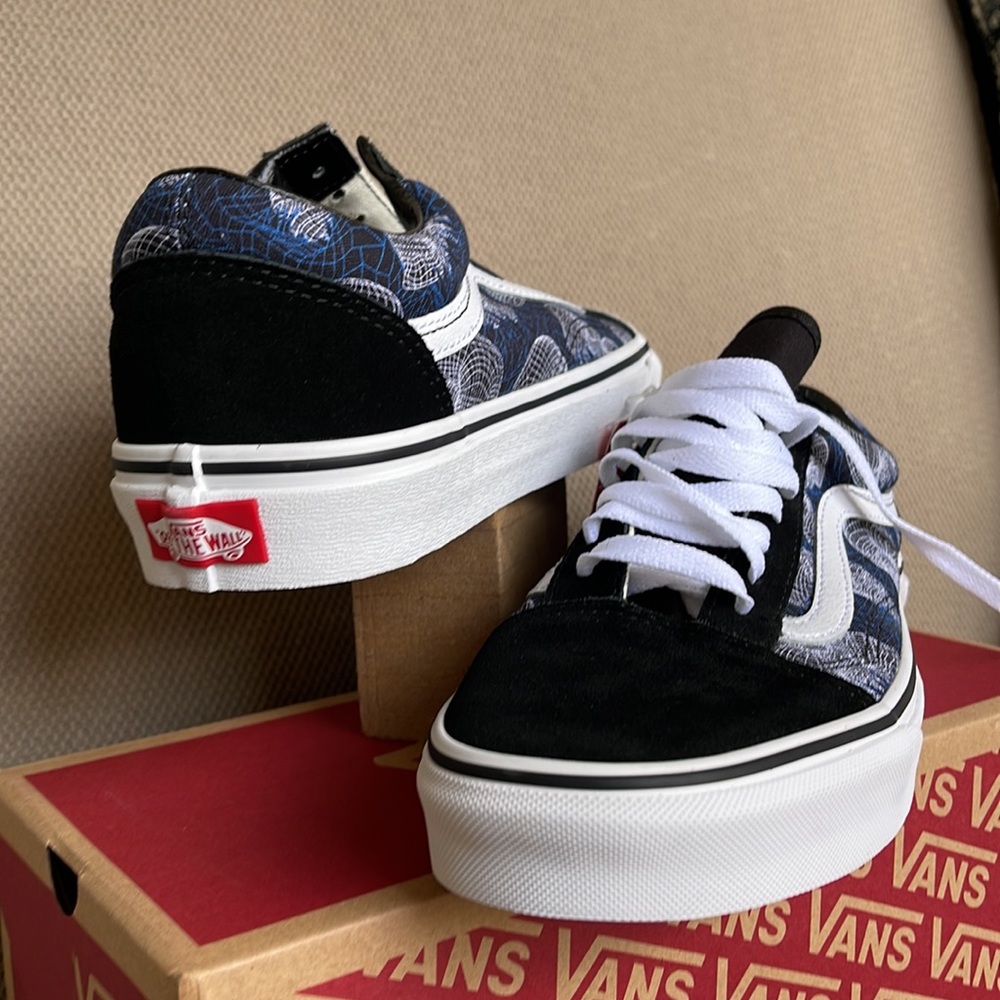 Vans Old Skool Wireframe Skulls Black / True White WMNS - Picture 10 of 16